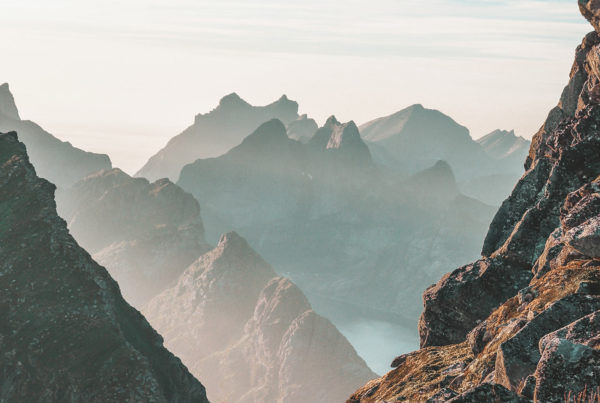 A view of the mountains